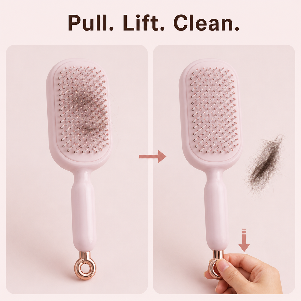 Nollesy Easy-Release Air-Cushion Hair Brush